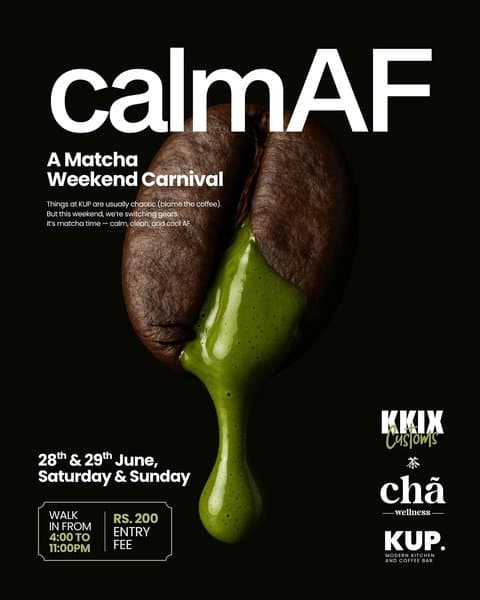 calmAF - A Matcha Weekend Carnival