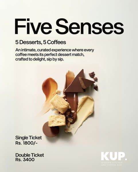 The Five Senses - Dessert & Coffee Pairing
