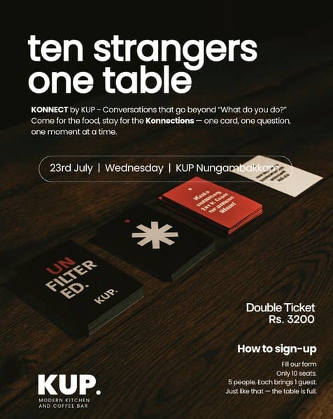 KONNECT - 10 Strangers One Table