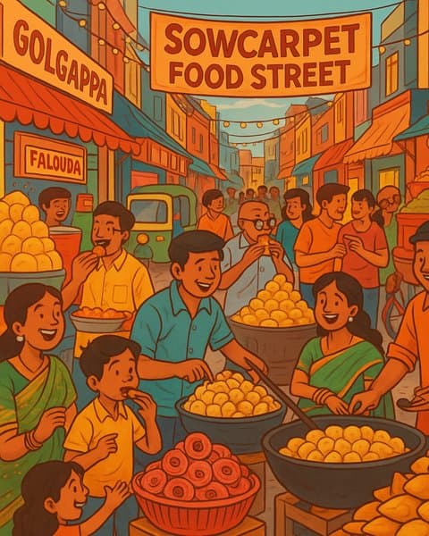 Chaat Affair - A Food Walk | Sowcarpet | Chennai