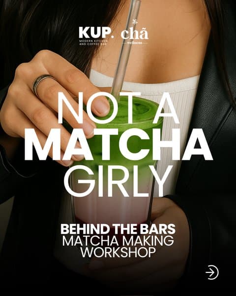 BEHIND THE BARS - MATCHA WORKSHOP