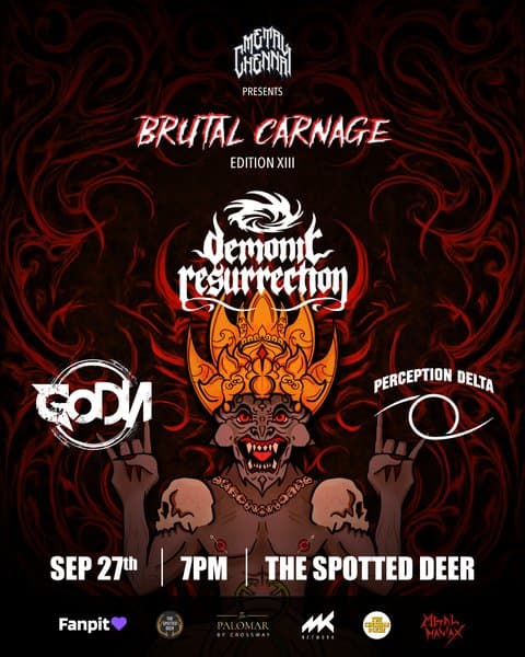 Brutal Carnage XIII : Demonic Resurrection, GODIA and Perception Delta